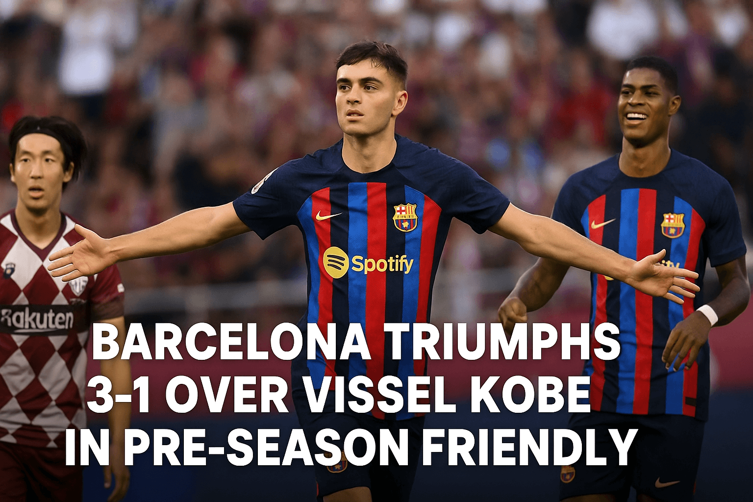 Barcelona Wins 3–1 Against Vissel Kobe in Pre-Season Exhibition