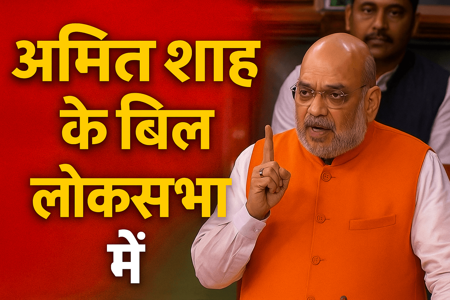 अमित शाह केनवीनतम बिलों का शोर लोक सभा में